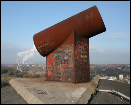 Spiegelscheinwerfer auf der Rungenberghalde