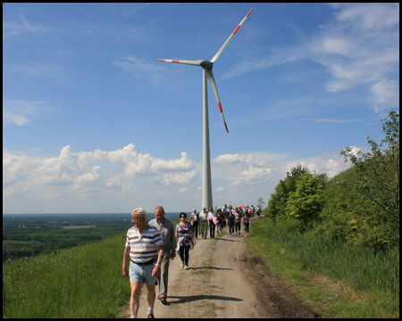 Mai-Andacht auf der Halde Oberscholven in Gelsenkirchen