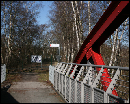 Abruptes Ende des Radweges Rünthe-Stockum bis 2012