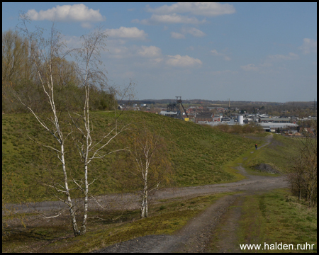 Blick zum Zechengelände Radbod
