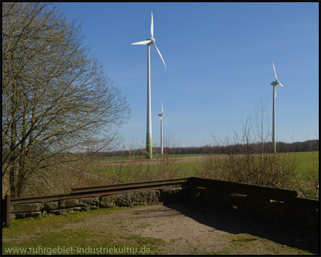 Aussicht vom Landschaftsbalkon nach Nordost auf Felder