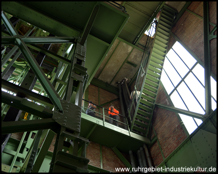 Im Hammerkopfturm Erin, Maschinenraum am Denkmaltag