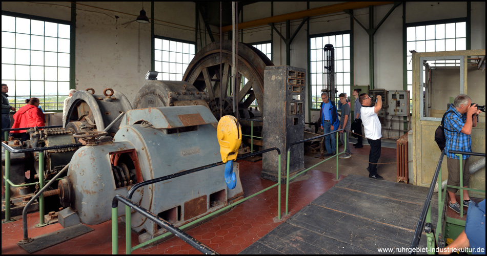 Im Hammerkopfturm Erin, Maschinenraum am Denkmaltag