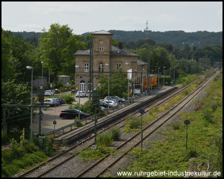 Der Bahnhof von Hattingen (Ruhr)