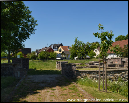 Herzlich Willkommen: Ehemaliger Eingang zum Haus Crange