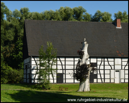 Bauernhausmuseum im umgezogenen Fachwerkhaus