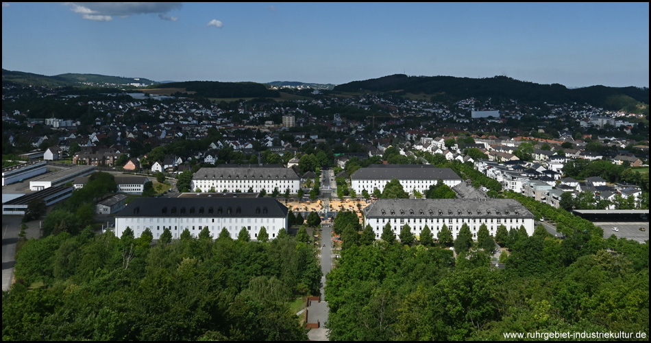 Blick vom Jübergturm auf Hemer