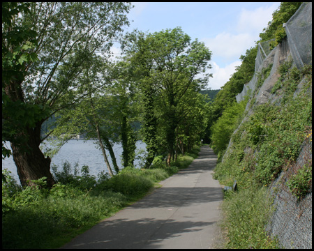 Rad- und Wanderweg am Nordufer Richtung Koepchenwerk