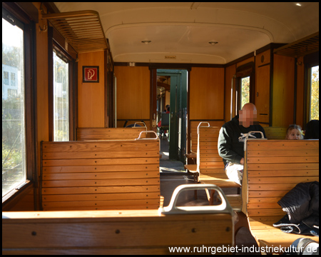 Im historischen Personenwaggon