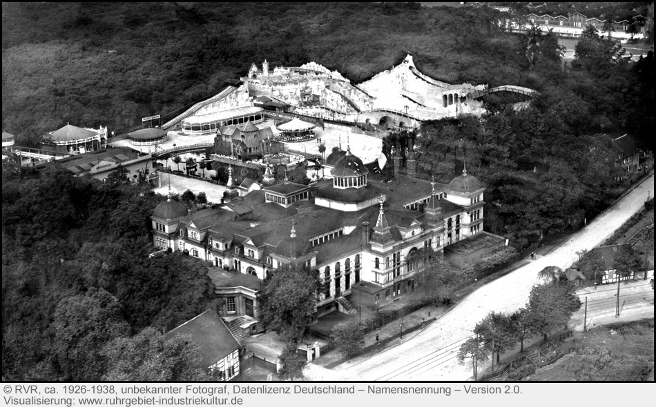 Historische Aufnahme vom Fredenbaumpark