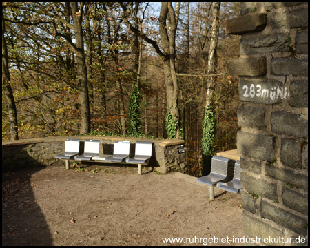 Rastplatz auf dem kleinen Plateau