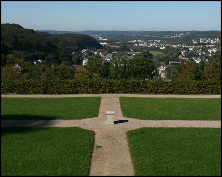 Rekonstruierter Barockgarten mit Fernsicht