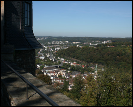 Weite Aussicht auf Hohenlimburg und die Lenne