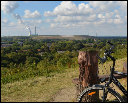 Eine der drei Halden bzw. Deponien in Wehofen