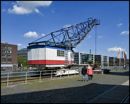 Hafenkran in Duisburg