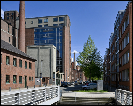 Historische Mühlen am Innenhafen Duisburg