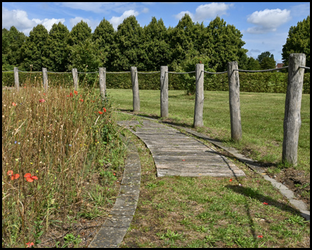 ein Barfußweg in Hamm