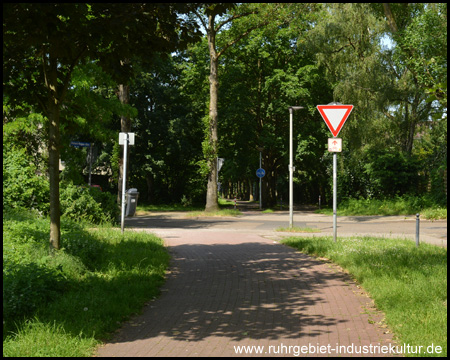 Bahntrassenradweg Jacobibahn in Oberhausen