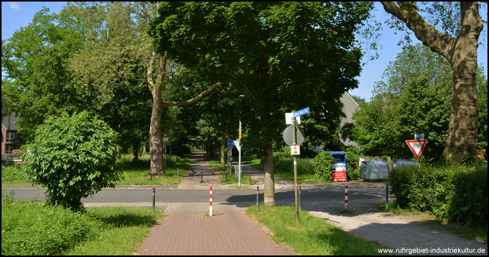 Bahntrassenradweg Jacobibahn in Oberhausen