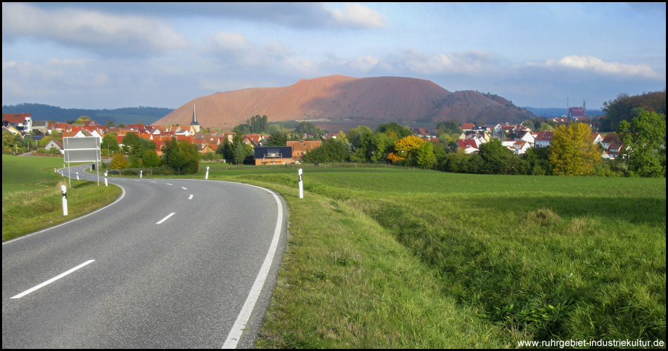 Kalihalde Bischofferode von Holungen gesehen