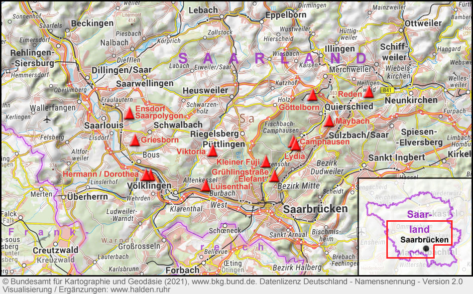 Halden im Saarland