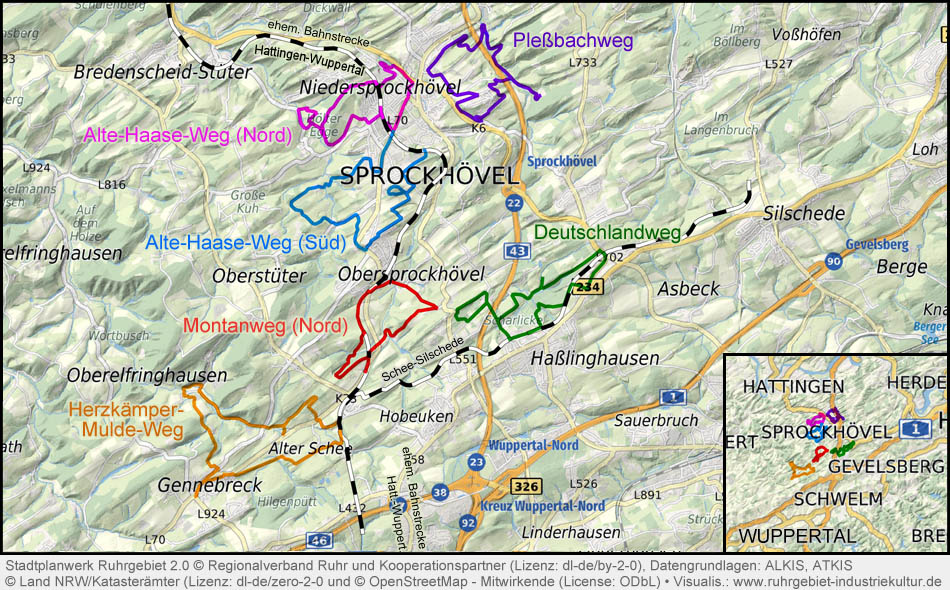 Spur der Kohle in Sprockhövel