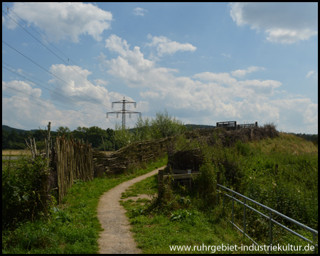 Aufgang zum Aussichtspunkt an der Kiebitzwiese