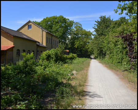 Auf der Werne-Bochum-Höveler Eisenbahn (Blick zurück)