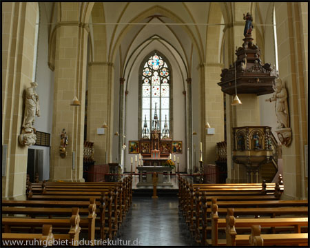 Im Innern der Abteikirche