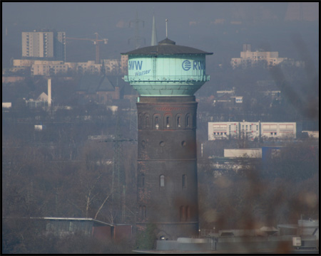 Wasserturm am Westrand der Neuen Mitte