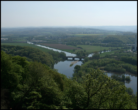 Zusammenfluss von Ruhr und Lenne und nördliches Sauerland