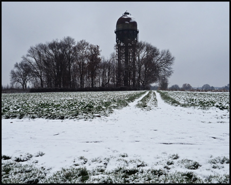 Lanstroper Ei in Dortmund im Schnee