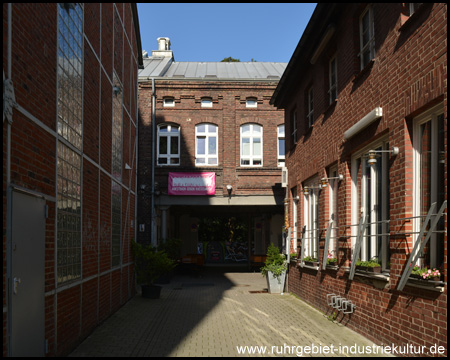 Alte Backstein-Fassaden der Brauerei