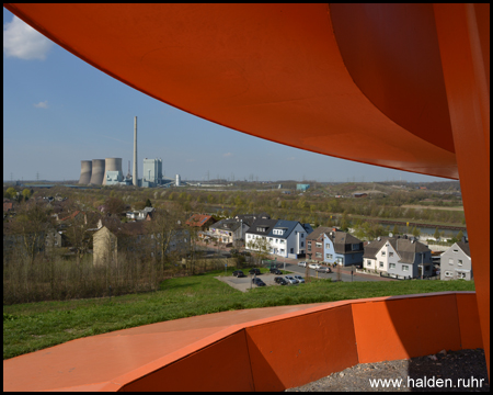 Aussichtsturm Haldenzeichen im Lippepark Hamm