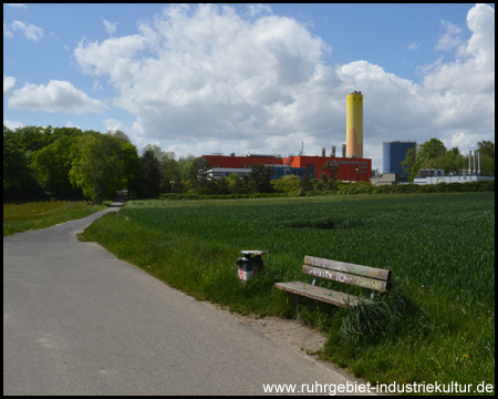 Heizkraftwerk am Gelände der Schachtanlage Lothringen IV