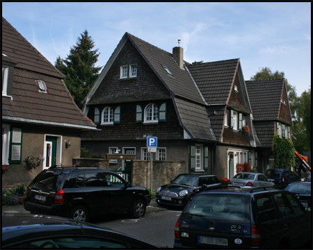 Häuser in der Steilen Straße