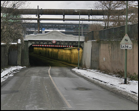 Ostportal des Matena-Tunnels in Duisburg-Bruckhausen