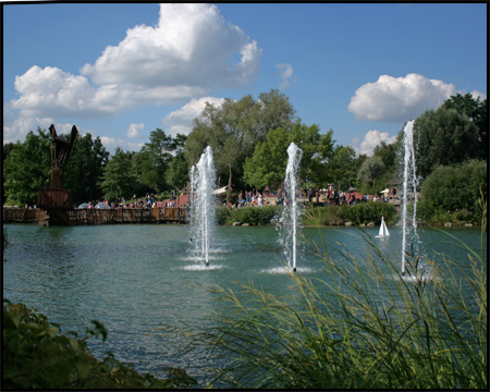 Wasserspiele im Maxipark