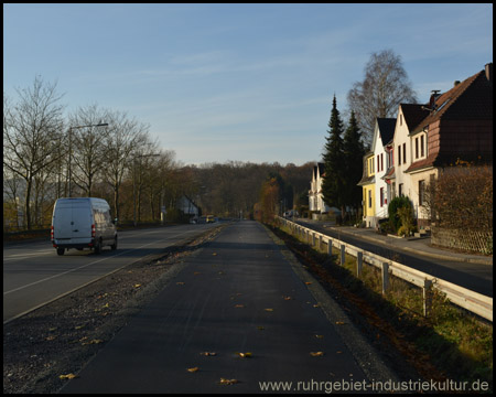 Ortsausgang von Menden Richtung Hemer (Blick zurück)