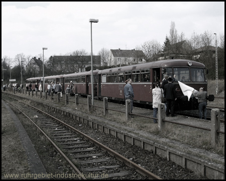 Letzte Fahrt auf der Bahnstrecke Menden-Hemer 2007
