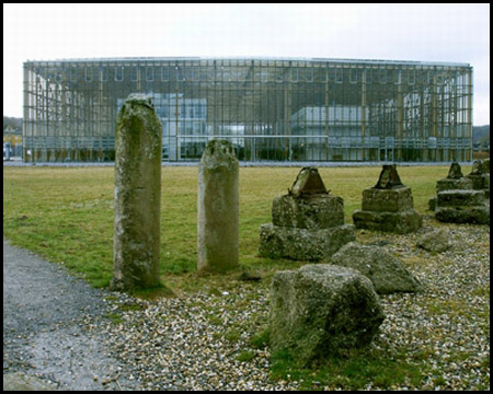 Aussicht vom Steingarten auf die Akademie