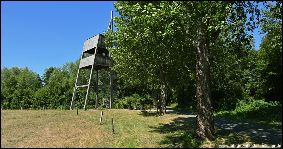 Aussichtsturm am Naturschutzgebiet Mühlenlaar in Hamm