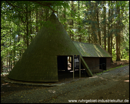 Göpelhaus über Schacht Moses der Zeche Ankunft & Anclam