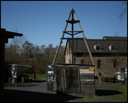 Dreibaum, Haspelgebäude und Werkstatt