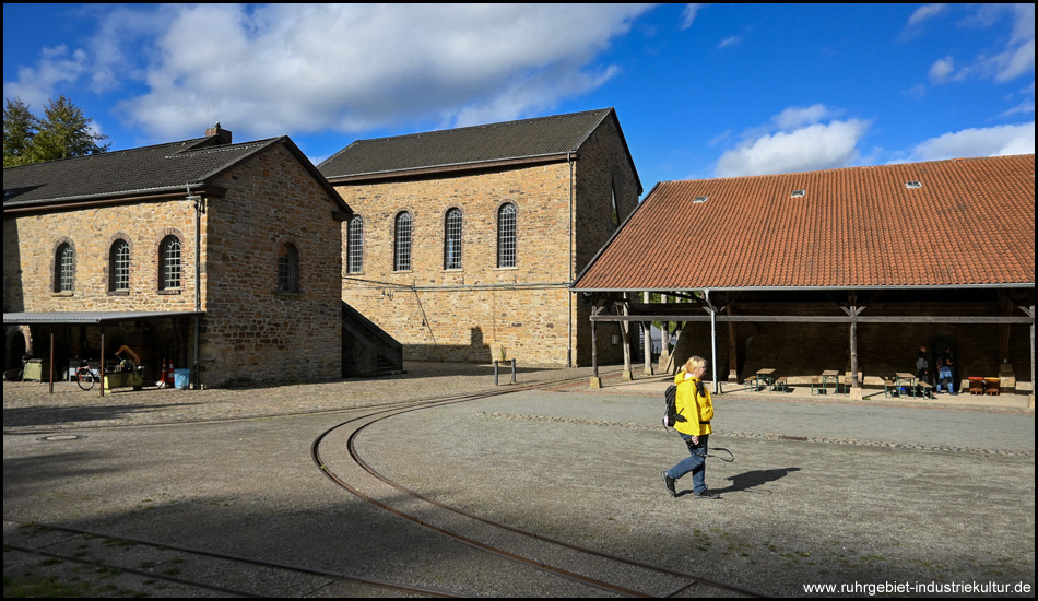 Gelände der Zeche Nachtigall mit Maschinenhaus und Ziegelei