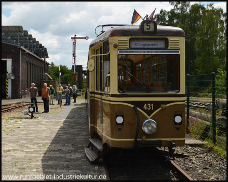 Pendelzug von der Kokerei Hansa im Nahverkehrsmuseum