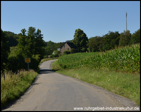 Bergauf ins Hügelland