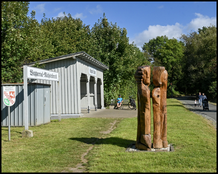 Haltepunkt Nächstebreck an der Nordbahntrasse