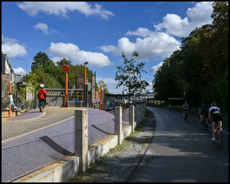 Parcours-Anlage an der Nordbahntrasse Wuppertal