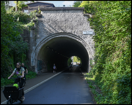 Fatloh-Tunnel der Nordbahntrasse